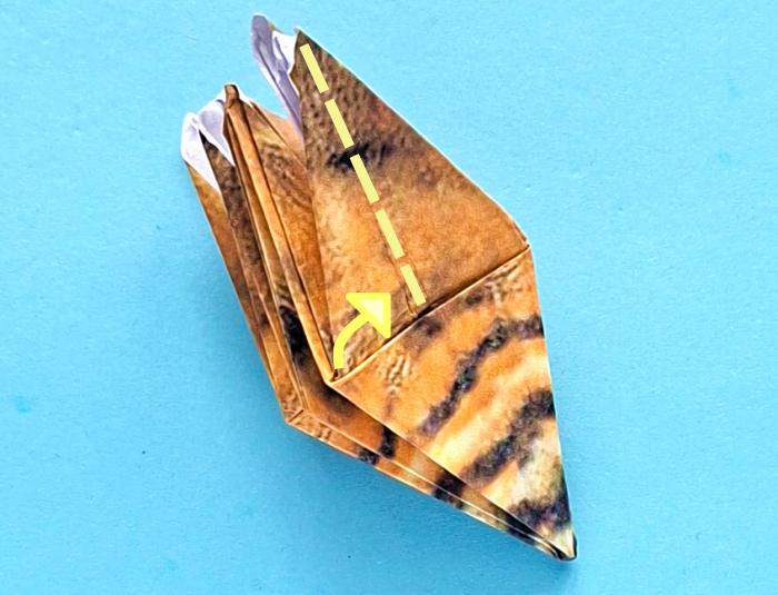 Origami Bij vouwen