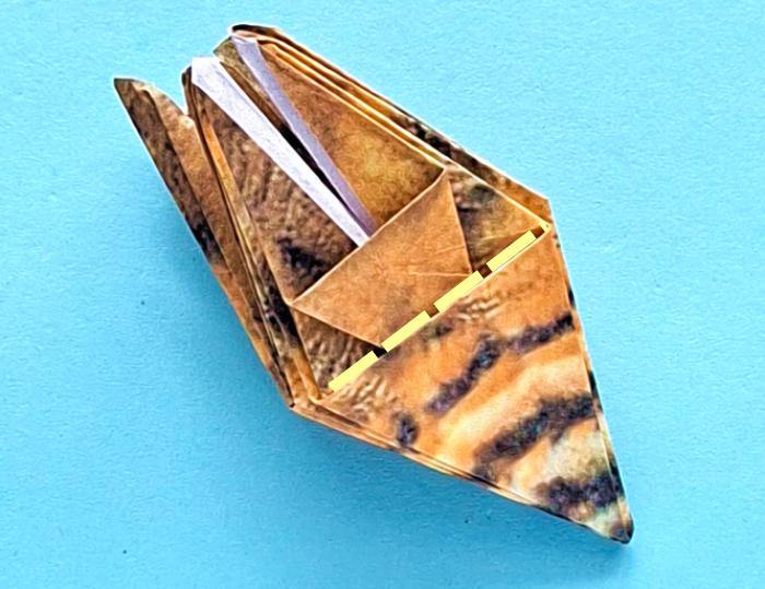 Origami Bij vouwen