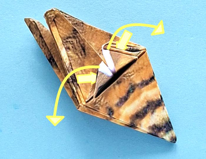 Origami Bij vouwen