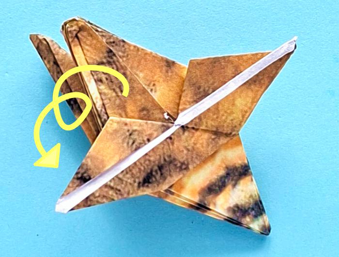 Origami Bij vouwen