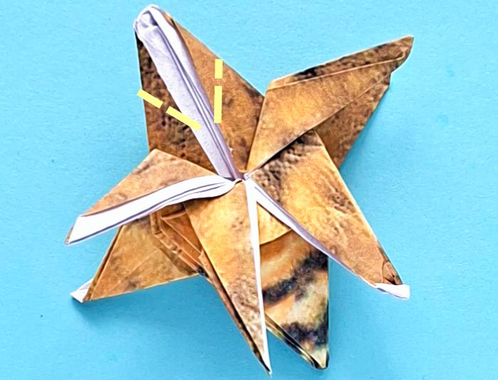 Origami Bij vouwen
