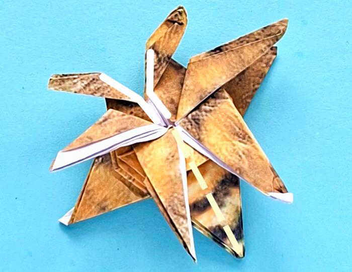 Origami Bij vouwen