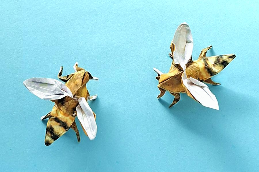 Origami Bijen