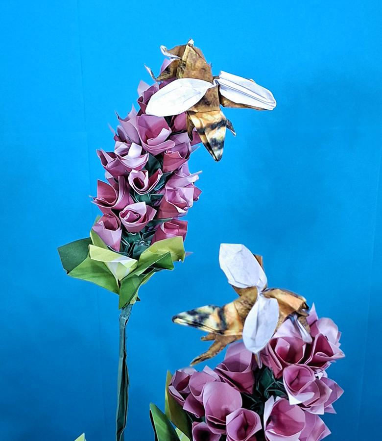 Origami bijen