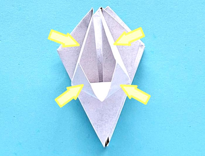 Origami Bij vouwen