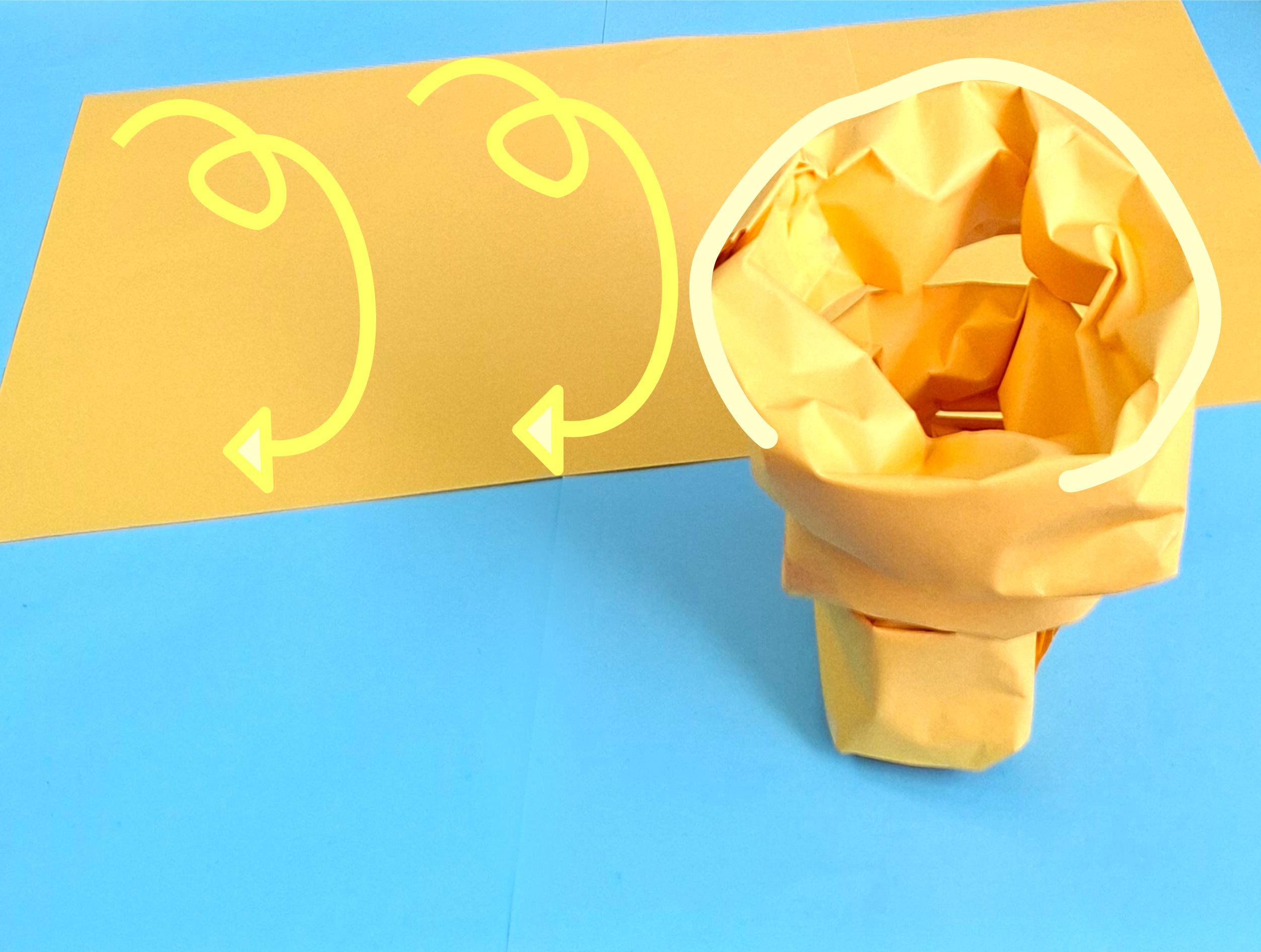 Bijenkorf van papier maken