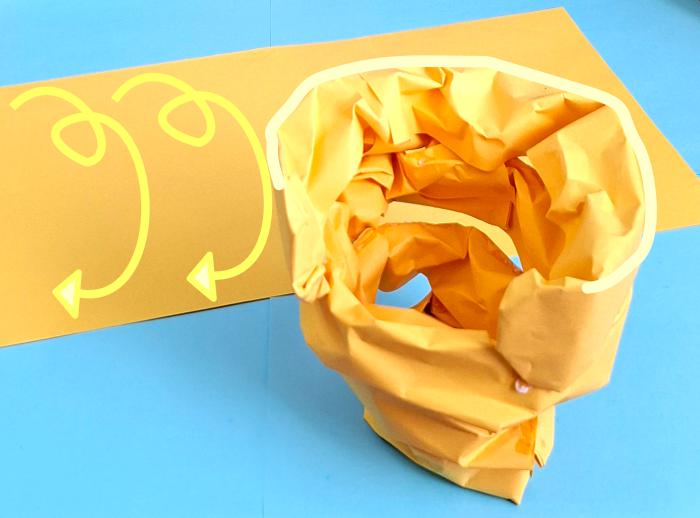 Bijenkorf van papier maken