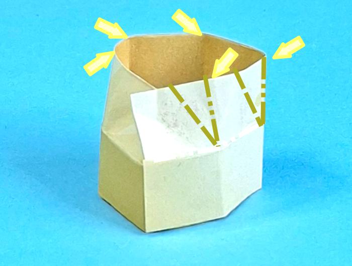 Bijenkorf van papier maken