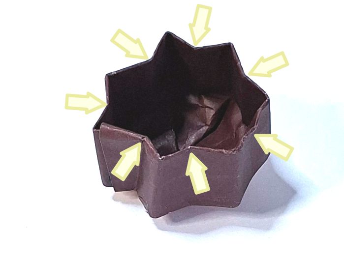 Bonbons van papier maken