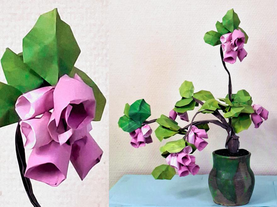 Bonsai Origami Klokjesbloem