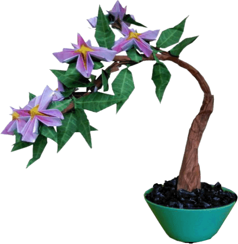 Bonsai Origami Plant