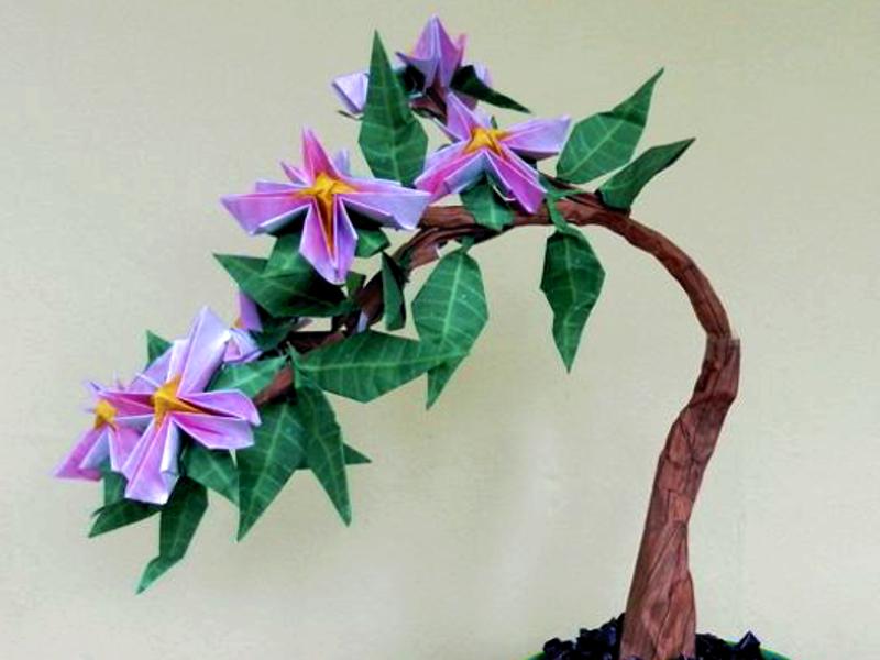 Bonsai Origami Plant