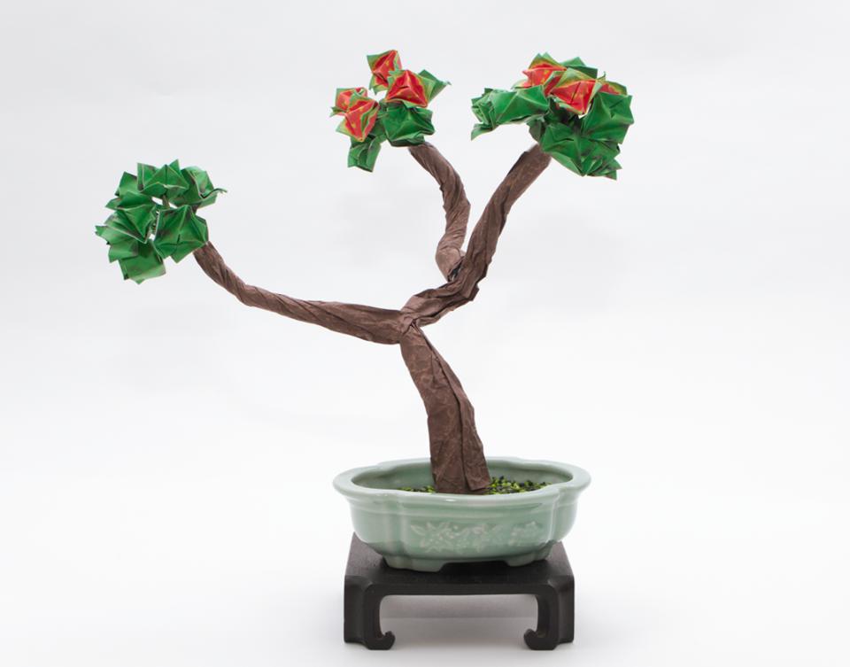 Bonsai Origami Plant