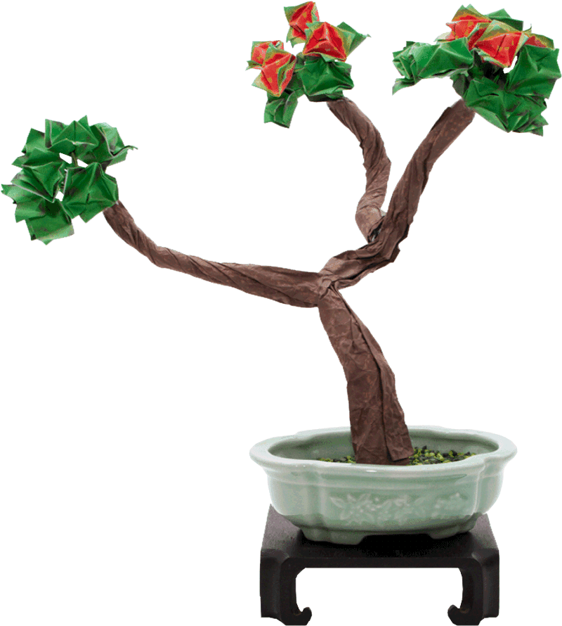 Bonsai Origami Plant