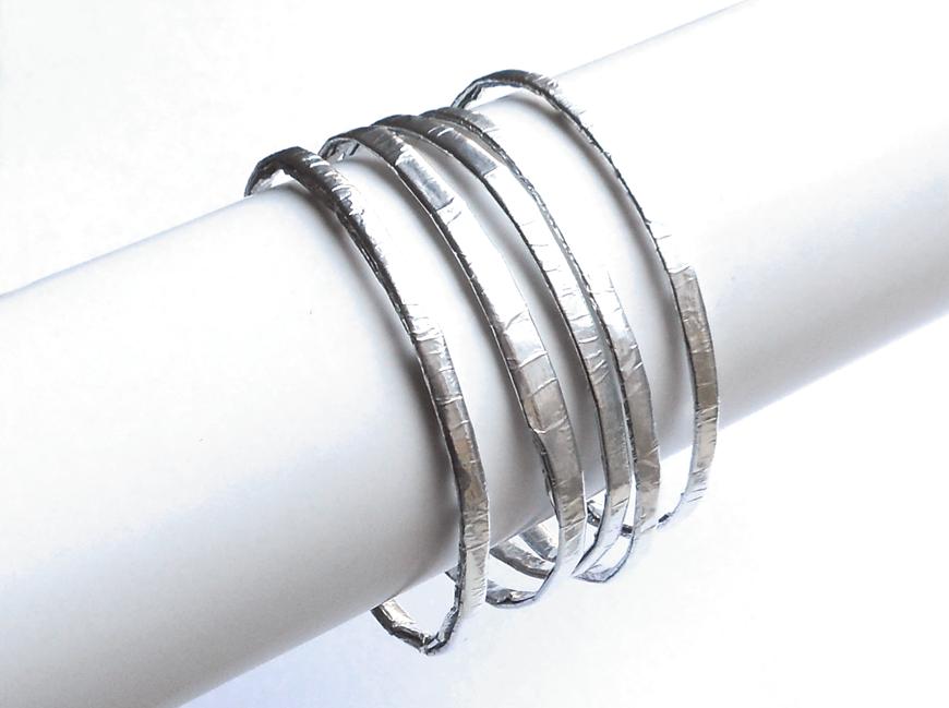 Aluminium foil Bangles