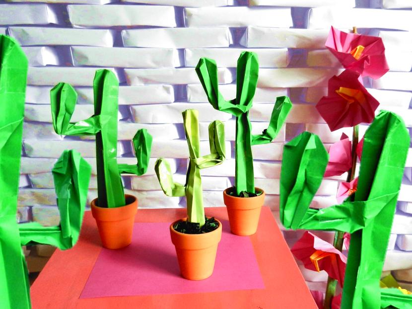 Origami Mexican Cactus