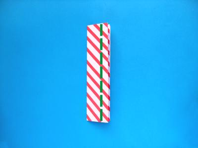 how to make an origami candy cane