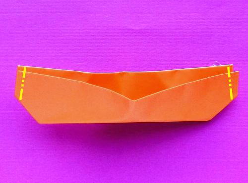 Fold an Origami Canoe with Paddle