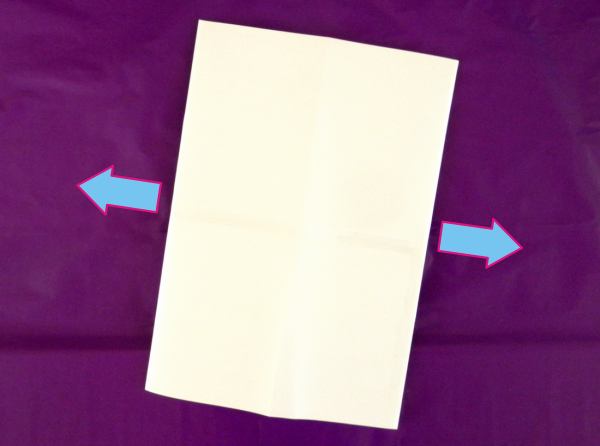 Make a paper card rack
