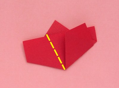 folding a flat origami tulip