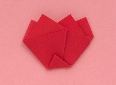 folding a flat origami tulip