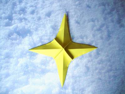 origami christmas star