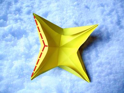 origami christmas star