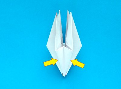 Origami Krab vouwen