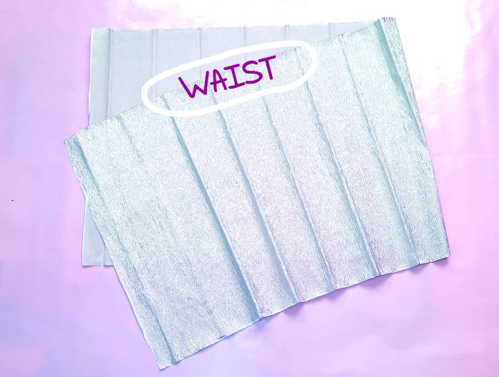 Rok van crepepapier maken