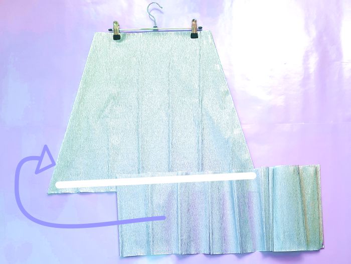 Rok van crepepapier maken