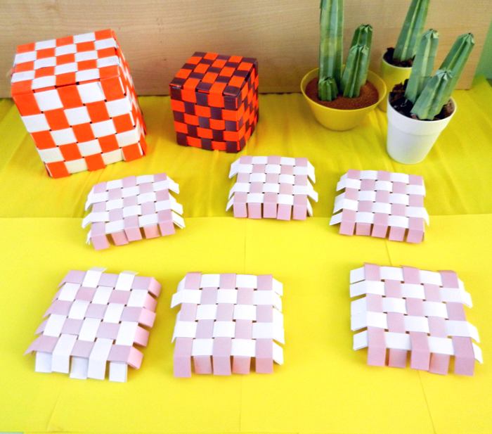 Een kubus van papier maken