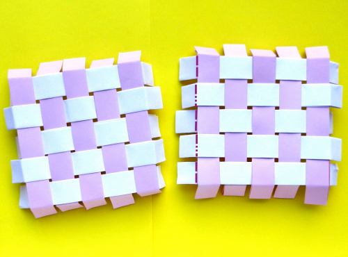 Een kubus van papier maken