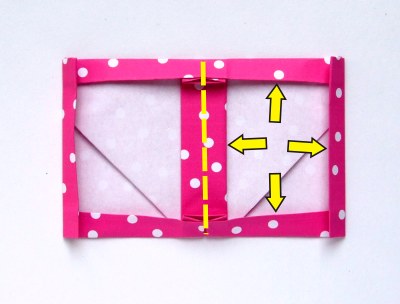 diagrams for an origami photoframe