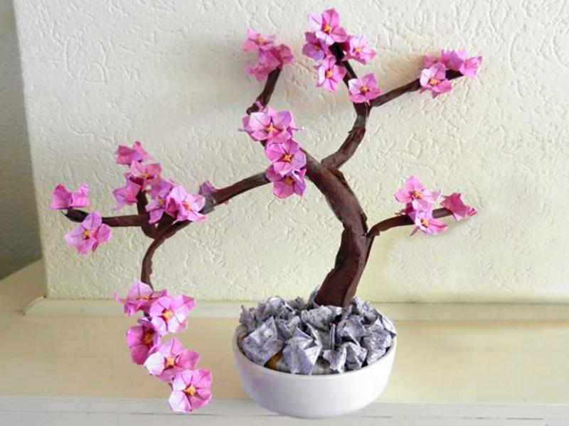 Bonsai Origami Kornoelje