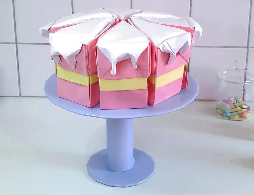 Dripcake van papier