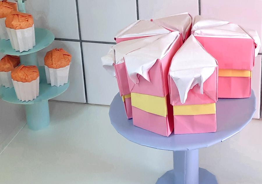 Dripcake taart van papier