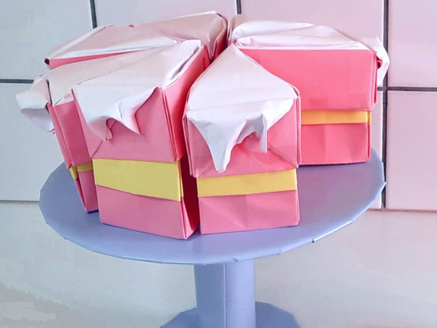 Dripcake taart van papier