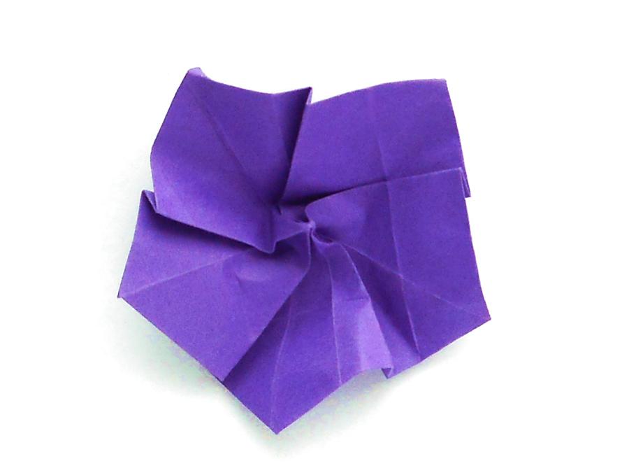 Origami bloem