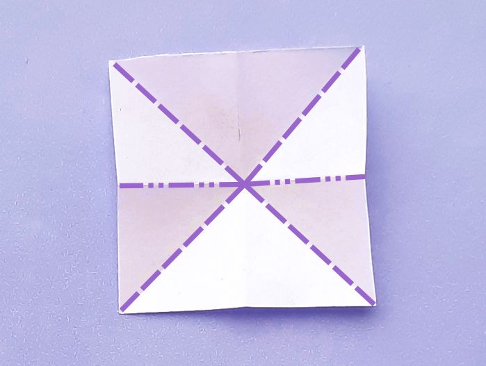 Origami Bloem Stud maken