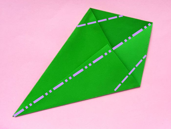 Make an origami foxglove