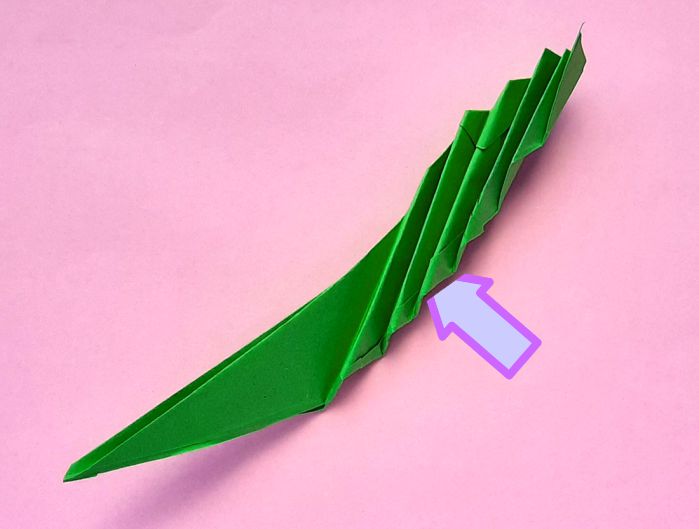 Make an origami foxglove