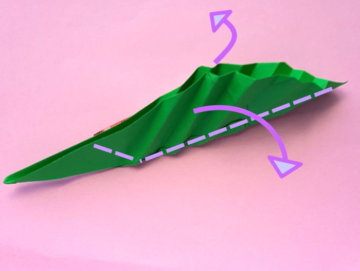 Make an origami foxglove