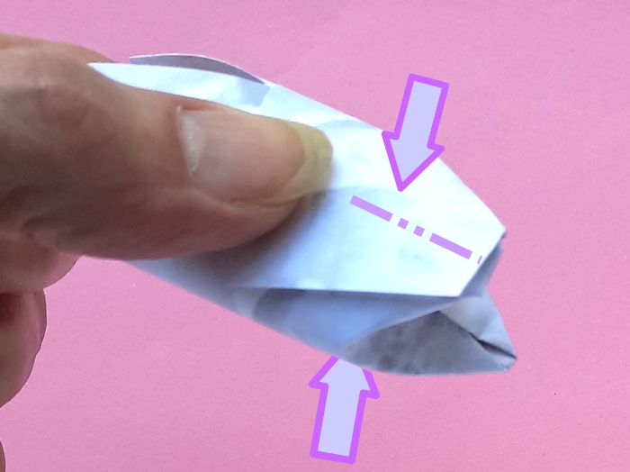 Make an origami foxglove