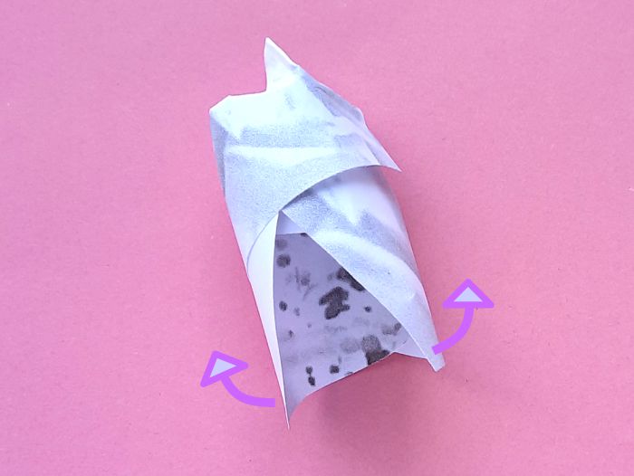 Make an origami foxglove