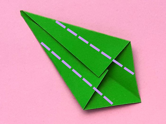 Make an origami foxglove