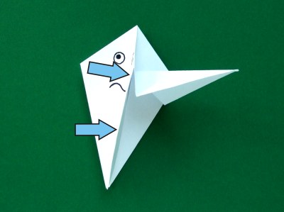 diagrams for an origami ghost