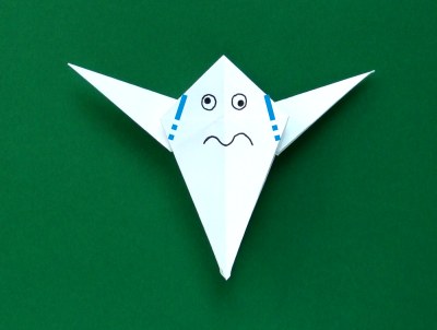 diagrams for an origami ghost