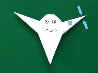 diagrams for an origami ghost