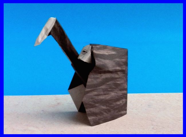 origami magere hein met zeis
