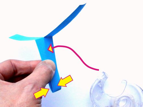 Make a paper Origami helicopter